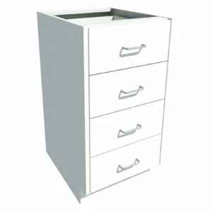 INSTOCK GRJTP122-18P Base Cabinet, Size 18 x 22 x 35-1/8 Inch, Pearl White | CF2PUD 55NW04