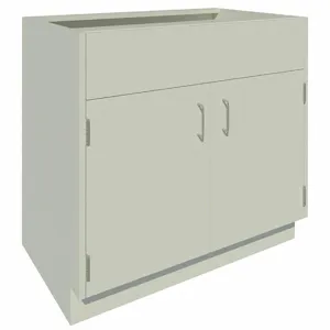 INSTOCK GRJTP181-36 Base Cabinet, Size 36 x 22 x 35-1/8 Inch, Pearl White | CF2PTW 55NW16