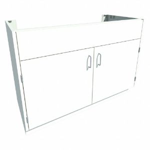 INSTOCK GRJTP181-48 Base Cabinet, Size 48 x 22 x 35-1/8 Inch, Pearl White | CF2PTQ 55NW17
