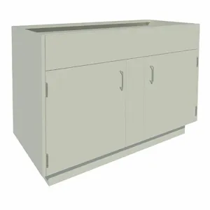 INSTOCK GRJTP186-52 Base Cabinet, Size 52 x 22 x 35-1/8 Inch, Pearl White | CF2PTL 55NW18