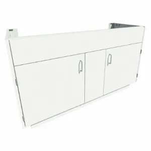 INSTOCK GRJTP186-58 Base Cabinet, Size 58 x 22 x 35-1/8 Inch, Pearl White | CF2PTK 55NW19