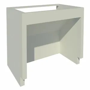 INSTOCK GRJTP981ACC-36 Sink Cabinet, Size 36 x 22 x 32-5/8 Inch, Pearl White | CE9GED 55NV99