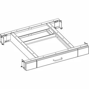 INSTOCK GRJTPTBA-3622-1P Apron Frame, Size 36 x 22 x 3-7/8 Inch, Pearl White | CF2RGP 55NW44