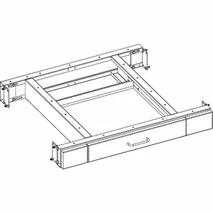 INSTOCK GRJTPTBA-3622-1P Apron Frame, Size 36 x 22 x 3-7/8 Inch, Pearl White | CF2RGP 55NW44