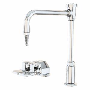 INSTOCK GRL084-8-3001-BH Gooseneck Laboratory Faucet, Watersaver, Chrome Plated Brass Finish | CR4UTV 55NZ54