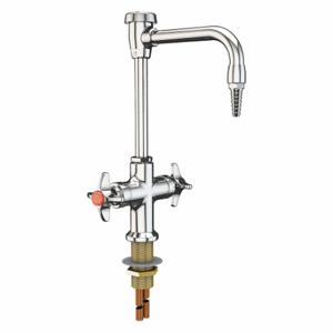 INSTOCK GRL412-8VB Gooseneck Laboratory Faucet, Watersaver, Chrome Plated Brass Finish | CR4UTQ 55NZ46