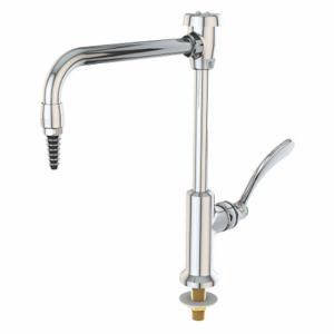 INSTOCK GRL611-8VB-BH Gooseneck Laboratory Faucet, Watersaver, Chrome Plated Brass Finish, Drain Not Included | CR4UTX 55NZ52