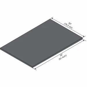 INSTOCK GRLP7230-1 Phenolic Work Surface, Size 30 Inch, Black | CE9TMM 55NZ42