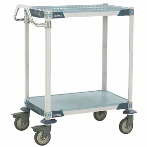 INSTOCK GRMXUC1830-25 Laboratory Utility Cart, Blue, 39 Inch Height, 18 Inch Width | CE9YQF 55PA64