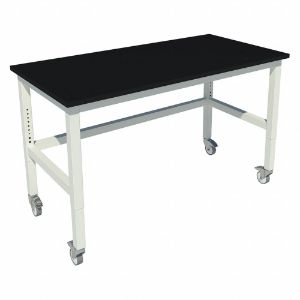INSTOCK GRPT4830-C Patriot Table, With 950 lbs Load Capacity, Size 48 x 30 x 36 Inch, Pearl White | CE9TVW 55NY78