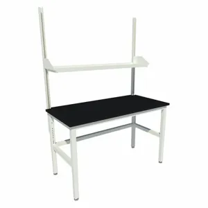 INSTOCK GRPT4830-ULG Patriot Table, With 950 lbs Load Capacity, Size 48 x 30 x 36 Inch, Pearl White | CE9TVX 55NY81