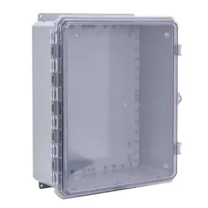 INTEGRA G201608CE-P10 Enclosure, 20 x 16 x 8 Inch Size, Wall Mount, Polycarbonate, Gray, Gloss Finish | CV7KTE