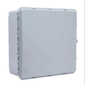 INTEGRA G242410E-P10 Enclosure, 24 x 24 x 10 Inch Size, Wall Mount, Polycarbonate, Gray, Gloss Finish | CV7KTH