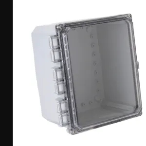 INTEGRA H10086HCF-6P-P10 Enclosure, 10 x 8 x 6 Inch Size, Wall Mount, Polycarbonate, Light Gray, Gloss Finish | CV7KTQ