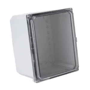 INTEGRA H10086SCF-P10 Enclosure, 10 x 8 x 6 Inch Size, Wall Mount, Polycarbonate, Light Gray, Gloss Finish | CV7KTV