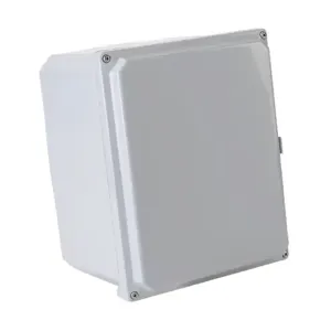 INTEGRA H10086SF-P10 Enclosure, 10 x 8 x 6 Inch Size, Wall Mount, Polycarbonate, Light Gray, Gloss Finish | CV7KTW