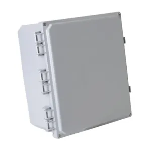 INTEGRA H12106HF-6P-P10 Enclosure, 12 x 10 x 6 Inch Size, Wall Mount, Polycarbonate, Light Gray, Gloss Finish | CV7KUF