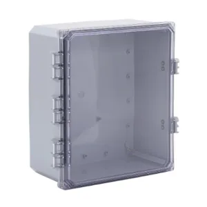 INTEGRA H141206HCFNL-P10 Enclosure, 14 x 12 x 6 Inch Size, Wall Mount, Polycarbonate, Gray, Gloss Finish | CV7KUL