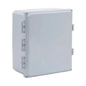 INTEGRA H141206HFNL-P10 Enclosure, 14 x 12 x 6 Inch Size, Wall Mount, Polycarbonate, Gray, Gloss Finish | CV7KUN