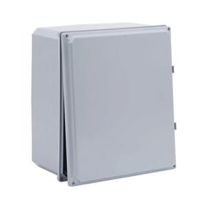 INTEGRA H141206SF-P10 Enclosure, 14 x 12 x 6 Inch Size, Wall Mount, Polycarbonate, Gray, Gloss Finish | CV7KUQ