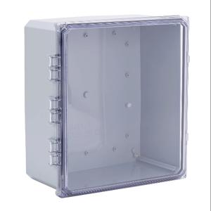 INTEGRA H161407HCF-6P-P10 Enclosure, 16 x 14 x 7 Inch Size, Wall Mount, Polycarbonate, Gray, Gloss Finish | CV7KUR