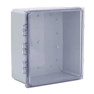 INTEGRA H161407HCF-6P-P10 Enclosure, 16 x 14 x 7 Inch Size, Wall Mount, Polycarbonate, Gray, Gloss Finish | CV7KUR