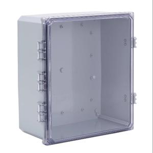 INTEGRA H161407HCFNL-P10 Enclosure, 16 x 14 x 7 Inch Size, Wall Mount, Polycarbonate, Gray, Gloss Finish | CV7KUT