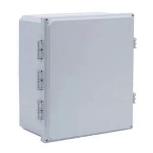 INTEGRA H161407HFNL-P10 Enclosure, 16 x 14 x 7 Inch Size, Wall Mount, Polycarbonate, Gray, Gloss Finish | CV7KUV