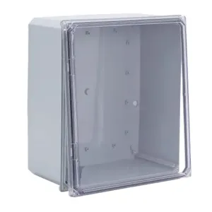 INTEGRA H161407SCF-P10 Enclosure, 16 x 14 x 7 Inch Size, Wall Mount, Polycarbonate, Gray, Gloss Finish | CV7KUW