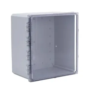 INTEGRA H181610HCF-6P-P10 Enclosure, 18 x 16 x 10 Inch Size, Wall Mount, Polycarbonate, Gray, Gloss Finish | CV7KUY