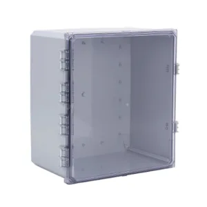 INTEGRA H181610HCFNL-P10 Enclosure, 18 x 16 x 10 Inch Size, Wall Mount, Polycarbonate, Gray, Gloss Finish | CV7KUZ