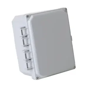 INTEGRA H8064HF-6P-P10 Enclosure, 8 x 6 x 4 Inch Size, Wall Mount, Polycarbonate, Light Gray, Gloss Finish | CV7KVN