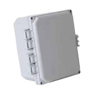 INTEGRA H8064HFNL-P10 Enclosure, 8 x 6 x 4 Inch Size, Wall Mount, Polycarbonate, Light Gray, Gloss Finish | CV7KVP