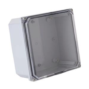 INTEGRA H8084SCF-P10 Enclosure, 8 x 8 x 4 Inch Size, Wall Mount, Polycarbonate, Light Gray, Gloss Finish | CV7KVX