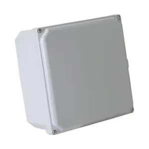 INTEGRA H8084SF-P10 Enclosure, 8 x 8 x 4 Inch Size, Wall Mount, Polycarbonate, Light Gray, Gloss Finish | CV7KVY