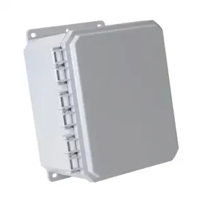 INTEGRA P10086-P10 Enclosure, 10 x 8 x 6 Inch Size, Wall Mount, Polycarbonate, Gray, Gloss Finish | CV7LGR