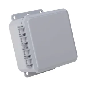 INTEGRA P6063-P10 Enclosure, 6 x 6 x 3 Inch Size, Wall Mount, Polycarbonate, Gray, Gloss Finish | CV7LGW