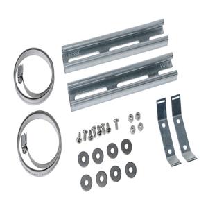 INTEGRA PMKG-1210-P10 Pole Mounting Kit, 9-1/2 To 12 Inch Pole Dia., Galvanized Steel And Zinc-Plated Steel | CV7QVM