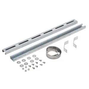 INTEGRA PMKG-1224-P10 Pole Mounting Kit, 9-1/2 To 12 Inch Pole Dia., Galvanized Steel And Zinc-Plated Steel | CV7QVT