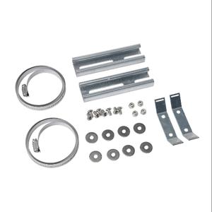 INTEGRA PMKG-126-P10 Pole Mounting Kit, 9-1/2 To 12 Inch Pole Dia., Galvanized Steel And Zinc-Plated Steel | CV7QVV