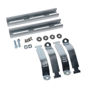 INTEGRA PMKG-410-P10 Pole Mounting Kit, 4 Inch Pole Dia., Galvanized Steel Components And Zinc-Plated Steel | CV7QWV