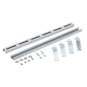 INTEGRA PMKG-424-P10 Pole Mounting Kit, 4 Inch Pole Dia., Galvanized Steel Components And Zinc-Plated Steel | CV7QXA