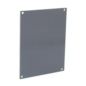 INTEGRA PVCBP108-P10 Subpanel, Pvc, Gray | CV8APJ