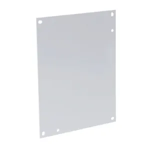 INTEGRA SBP108-P10 Subpanel, Carbon Steel, White, Powder Coat Finish | CV8APZ