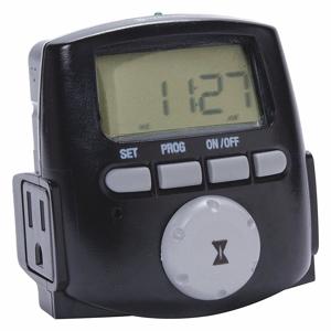 INTERMATIC DT200LT Timer, Black, 1000W, 0 Receptacles | CJ3QFE 710N36