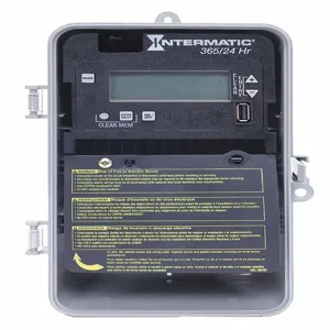 INTERMATIC ET2105CP Electronic Timer, 24 Hr/365 Days Operation Mode, 1 Channel, Spst, 120 To 277VAC | CH6PCP 52RU33