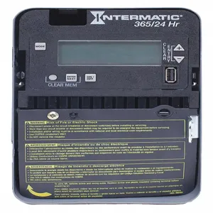 INTERMATIC ET2115C Electronic Timer, 24 Hr/365 Days Operation Mode, 1 Channel, Spdt, 120 To 277VAC | CH6PCR 52RU35