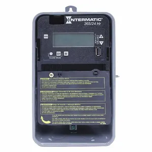 INTERMATIC ET2115CR Electronic Timer, 1 Channels, 120 to 277V AC, SPDT, 20A, 24 Hr. Max. Time Setting | CJ2CGG 52RU37