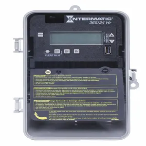 INTERMATIC ET2125CP Electronic Timer, 24 Hr/365 Days Operation Mode, 2 Channels, Spst, 120 To 277VAC | CH6PCU 52RU39