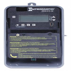 INTERMATIC ET2125CR Elektronischer Timer, 2 Kanäle, SPST-Kontaktformular, 120 bis 277 VAC | CH6PCV 52RU40